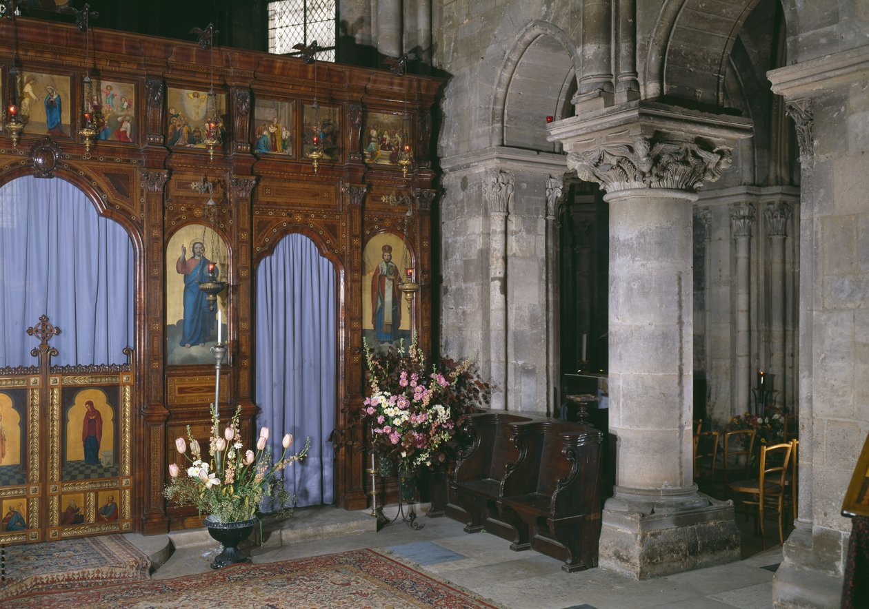 Ansicht des Chors, 1165-70 von French School