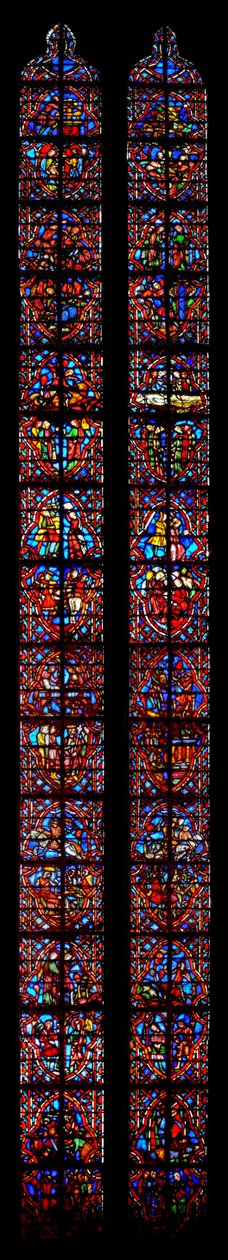 Fenster w5 das Buch der Richter von French School