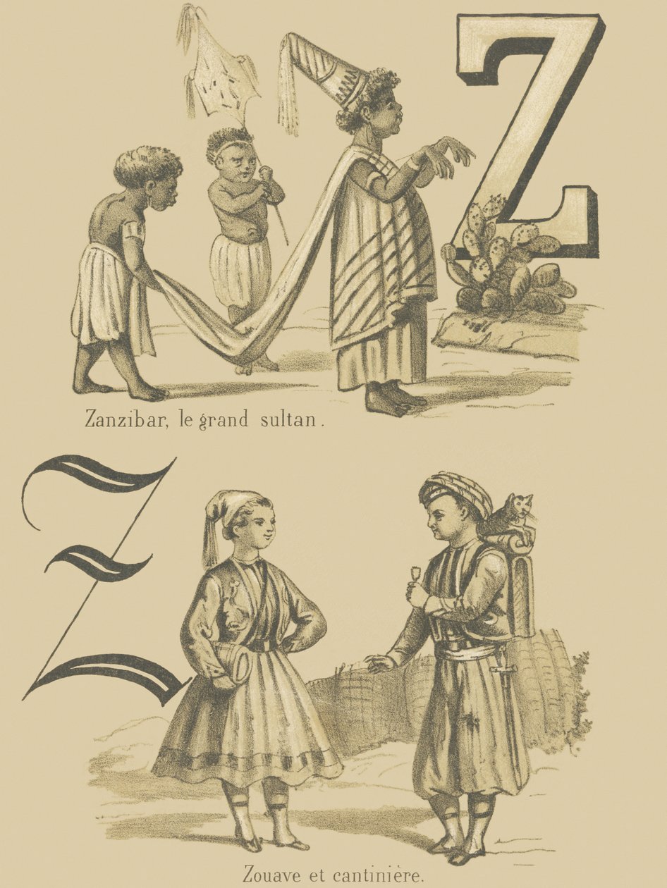 Z: Sansibar, der große Sultan / Zuave und Kantiniere von French School