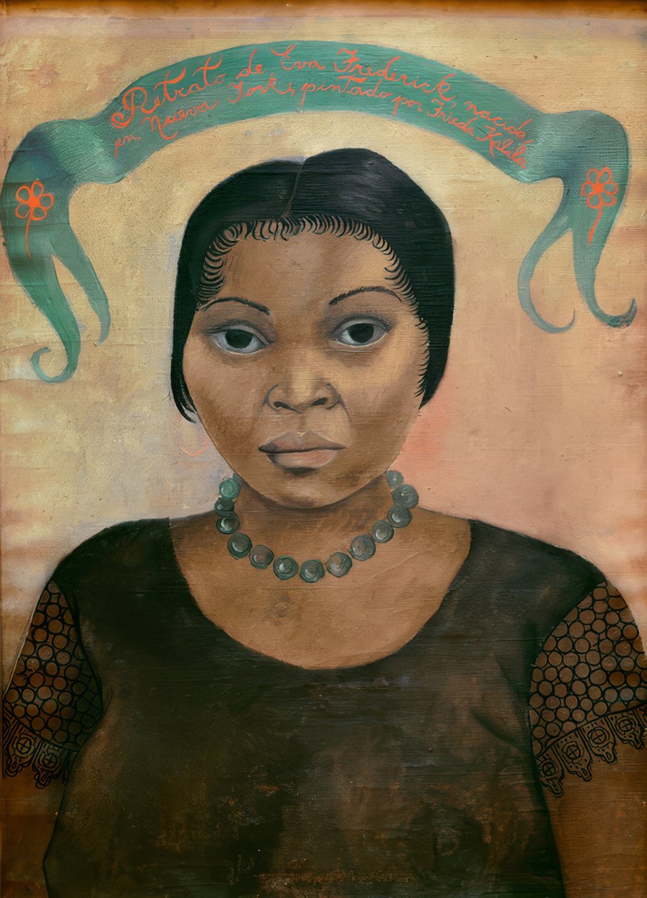 Porträt von Eva Frederick von Frida Kahlo