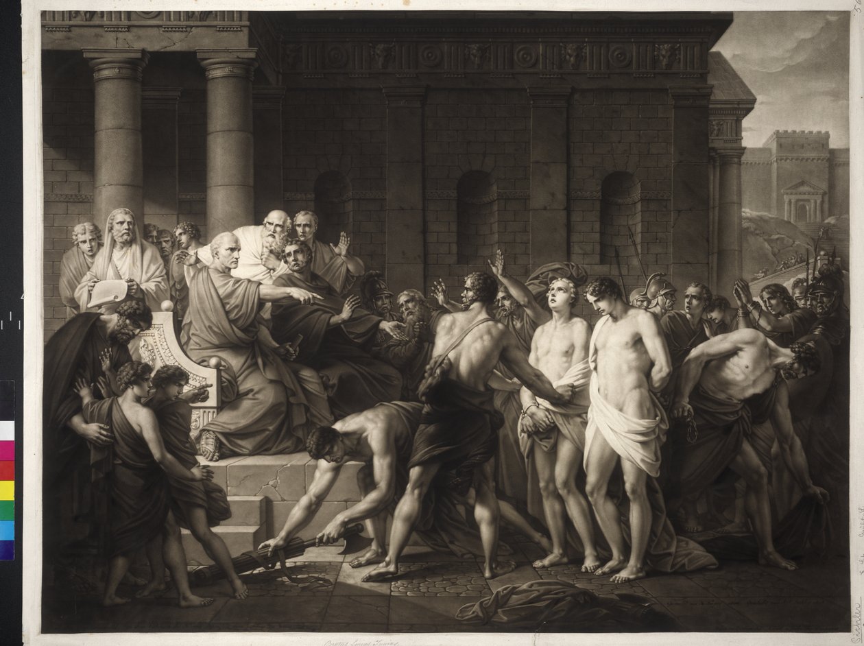 Brutus verurteilt seine Söhne von Friedrich Heinrich Fuger