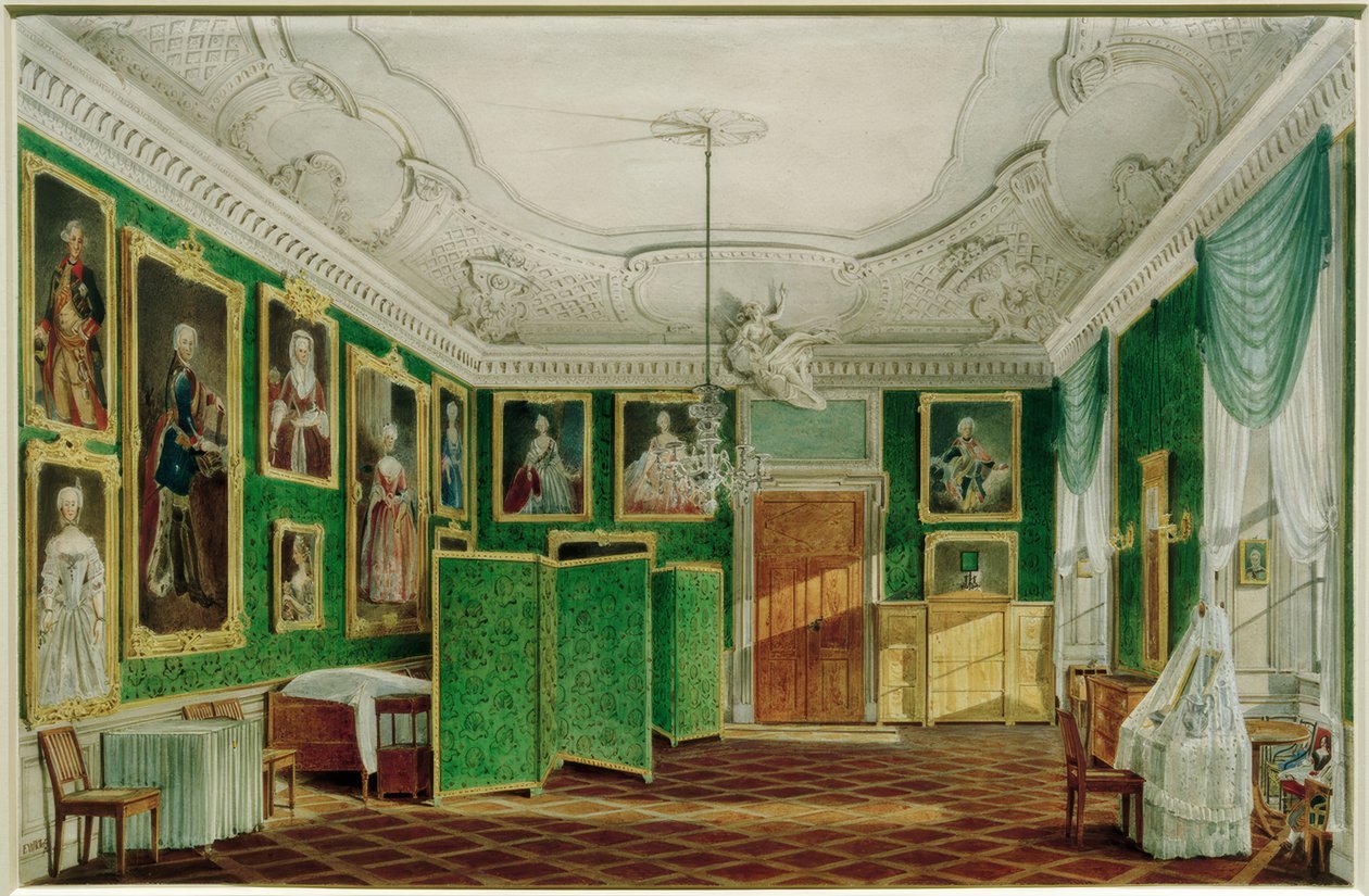 Berliner Stadtschloss, Schlafzimmer der Prinzessin Marie von Friedrich Wilhelm Klose