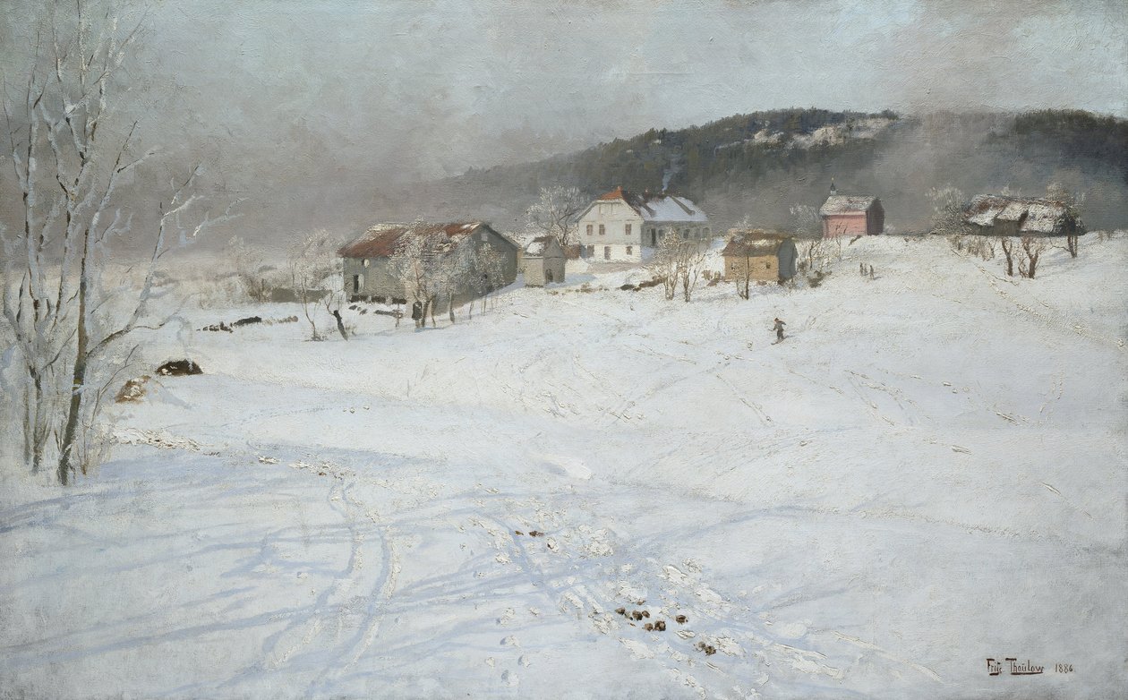 Winter von Fritz Thaulow