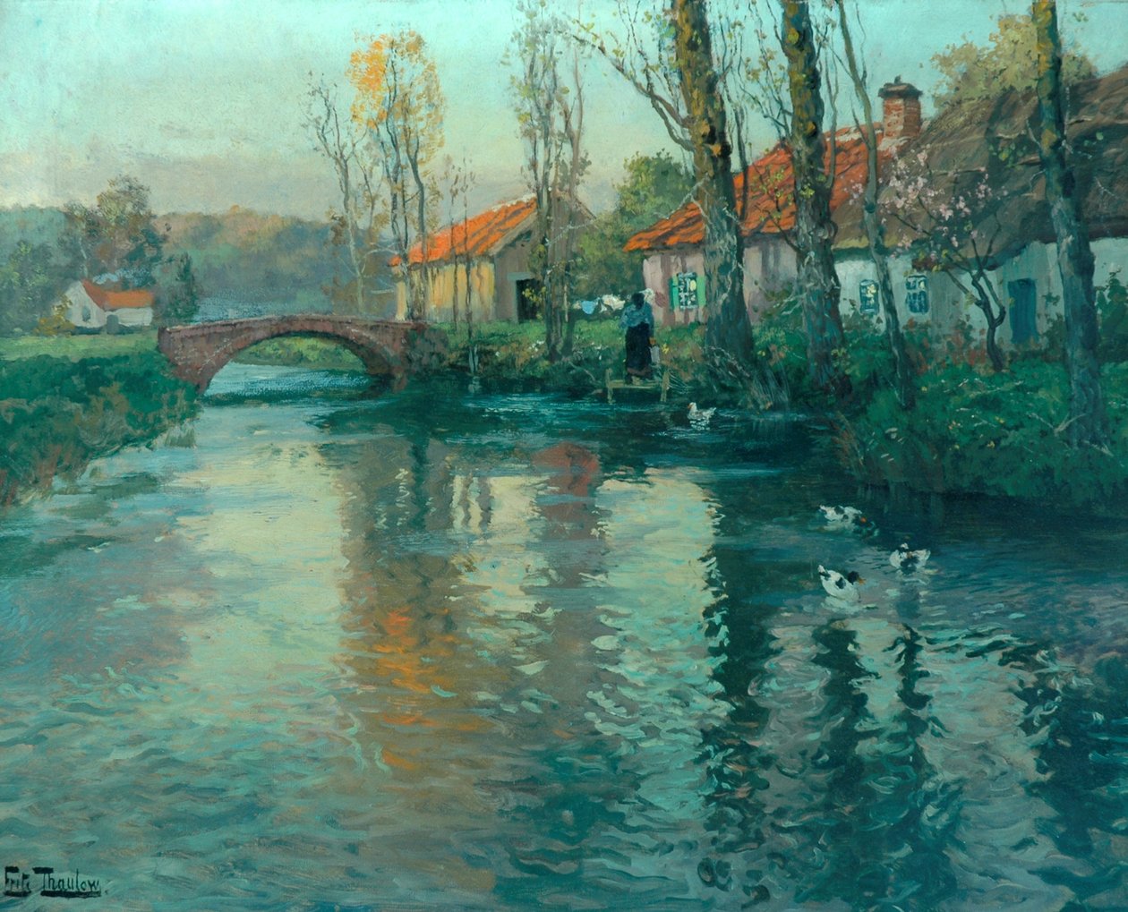 Der Fluss von Frits Thaulow