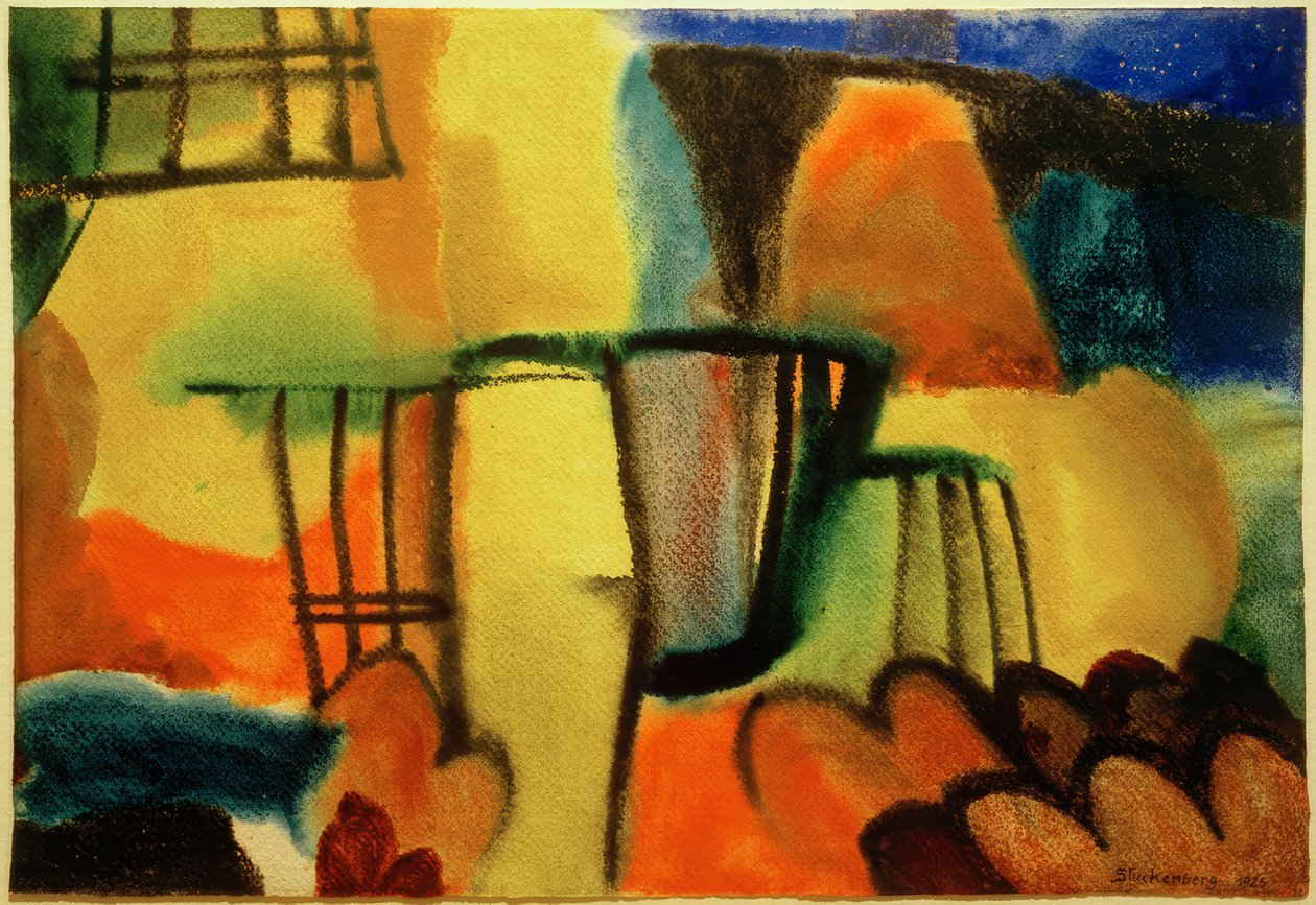 Farbenkomposition von Fritz Stuckenberg