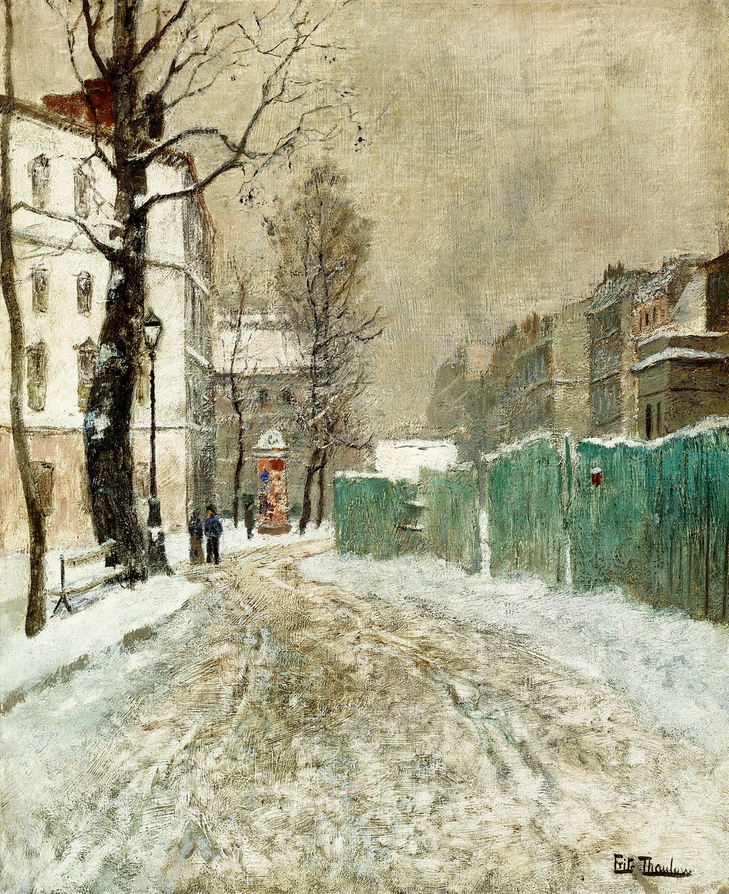 Hinterstraße, Montmartre von Frits Thaulow