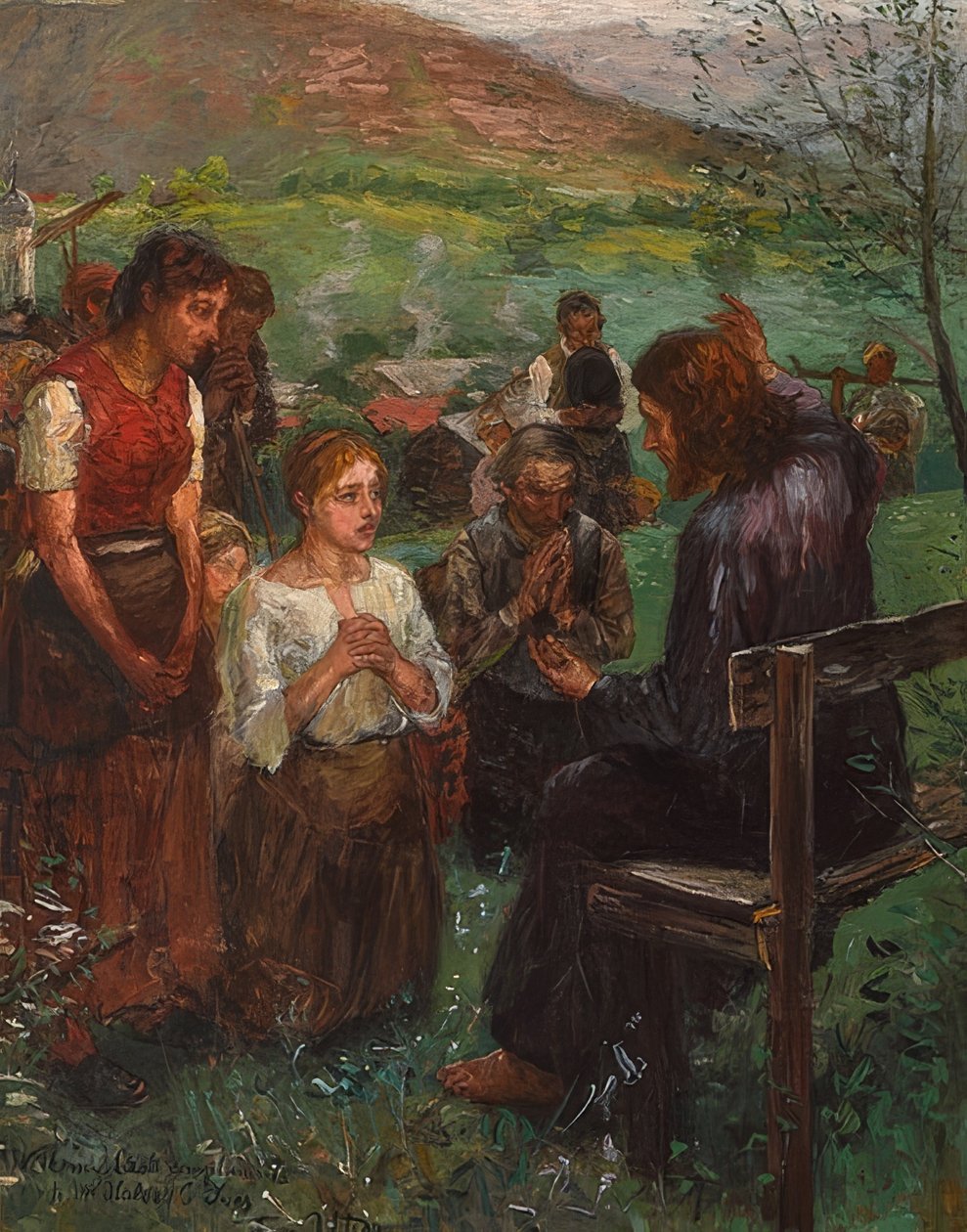Bergpredigt von Fritz von Uhde
