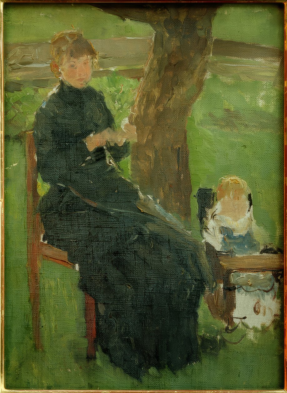 Mutter und Kind von Fritz von Uhde