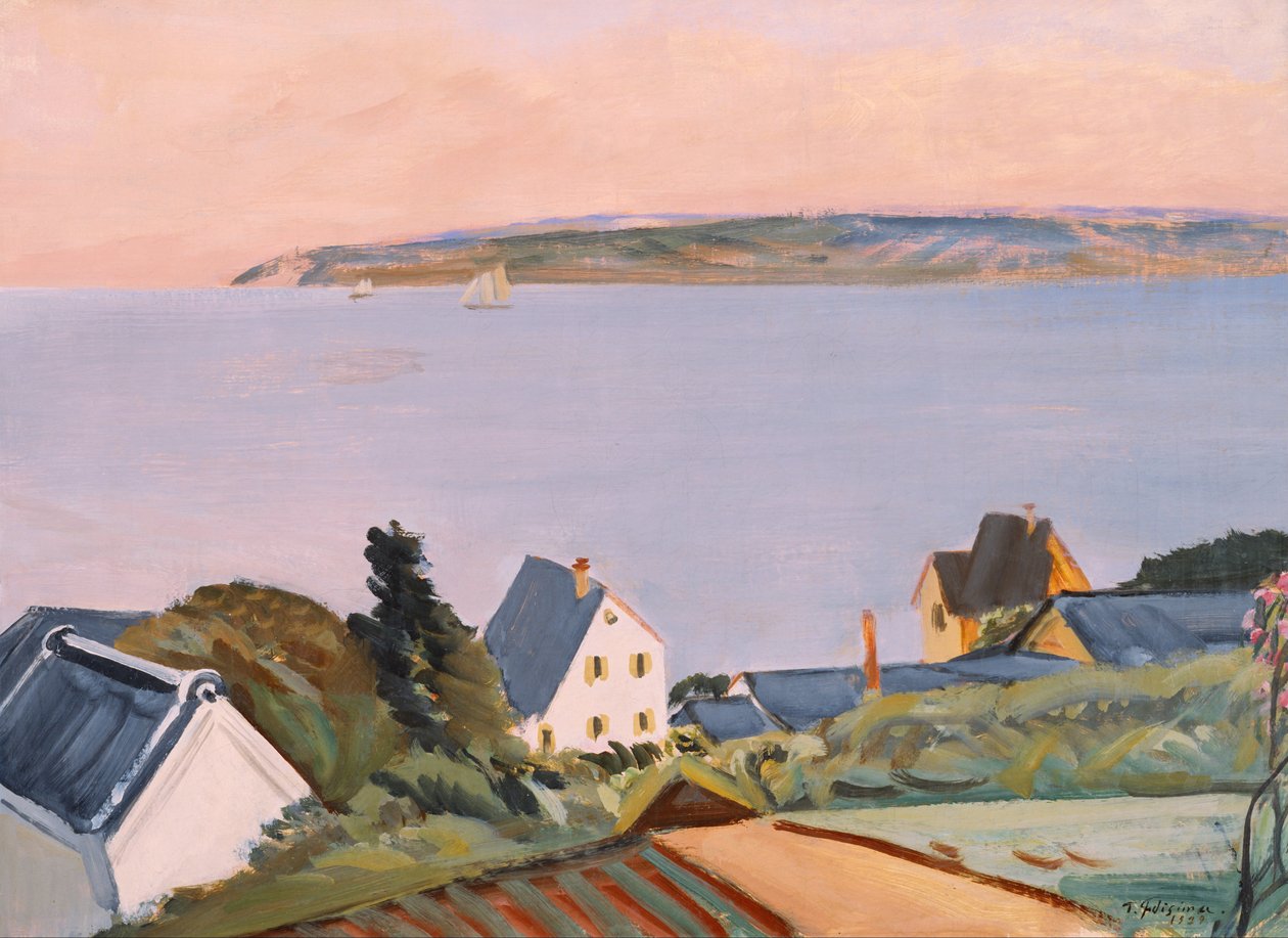 Fernsicht auf Awajishima von Fujishima Takeji