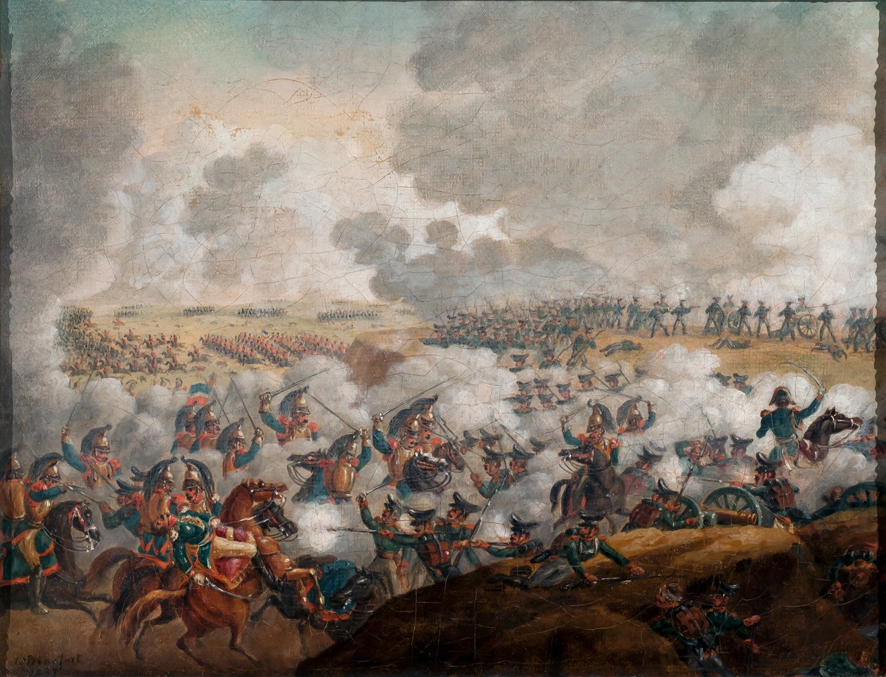 Schlacht von Moskau, 7. September 1812, 1835 von G. Beaufort