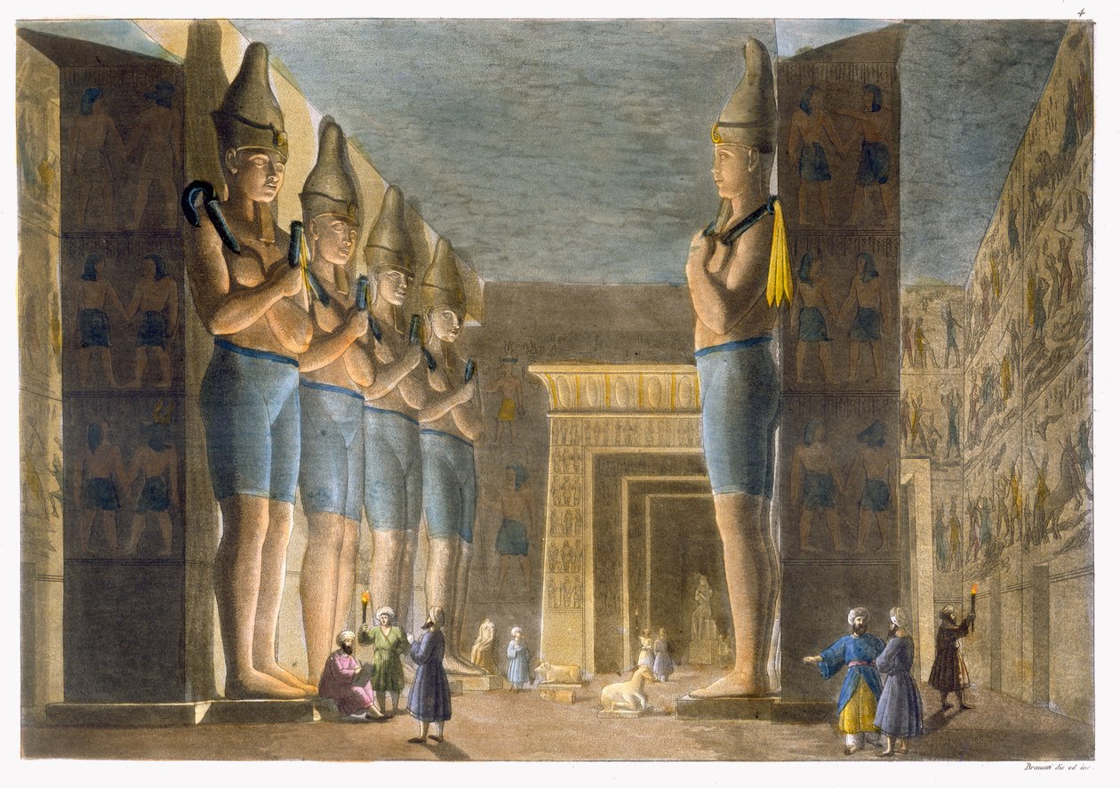 Tempel von Ramses II (1279-13 v. Chr.) Abu Simbel, Ägypten, Tafel 4 aus 