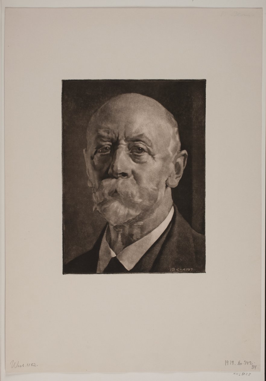 Selbstporträt von G.V. Blom