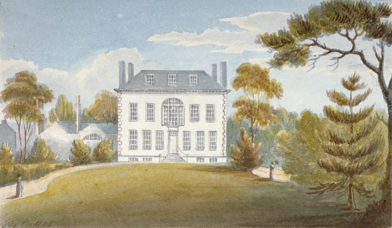Mitcham Hall, Mitcham, Surrey, 1825 von G Yates