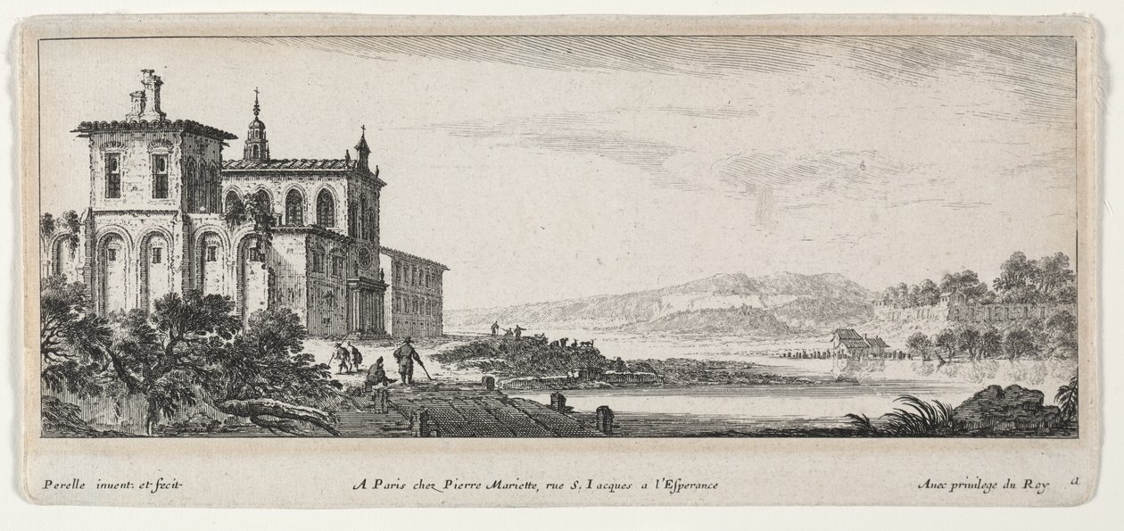 Flusslandschaft von Gabriel Perelle