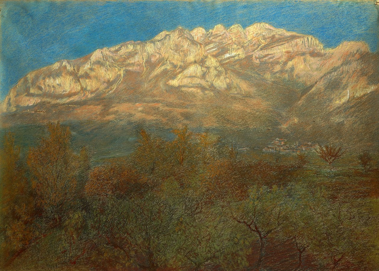 Berg Resegone von Gaetano Previati
