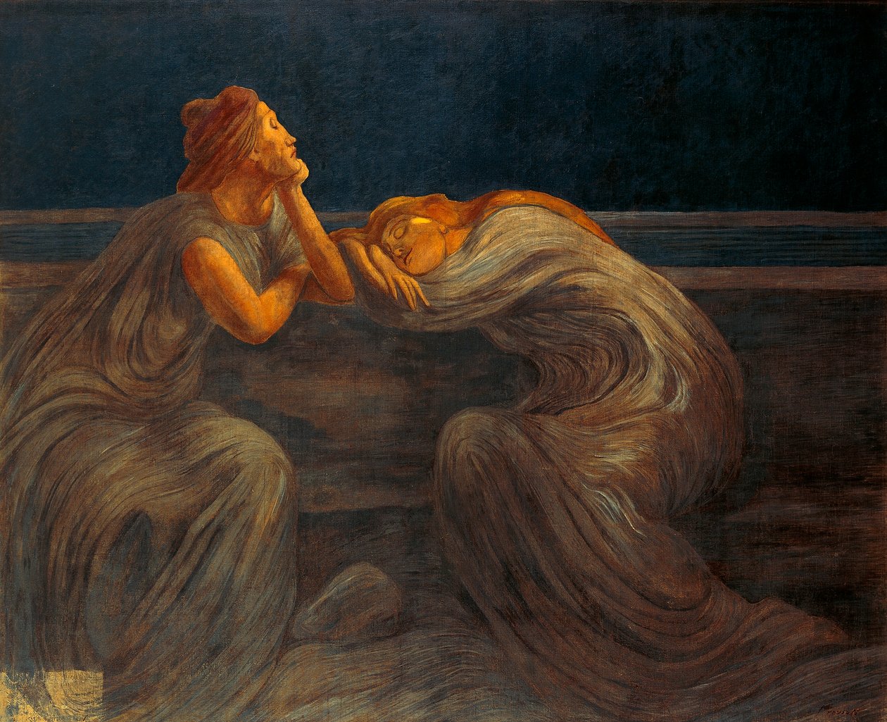 Nocturne von Gaetano Previati