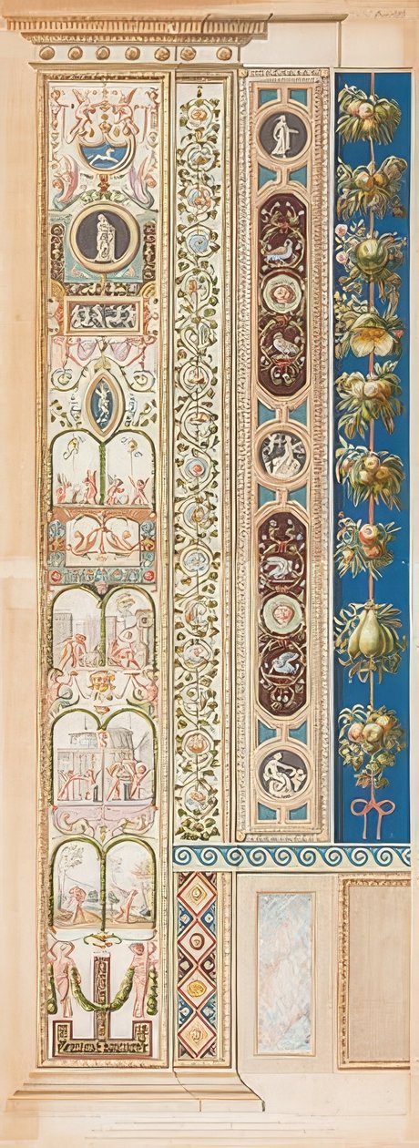 Pilaster Loggia VIII (Verzierung mit Kindergruppen) von Gaetano Savorelli