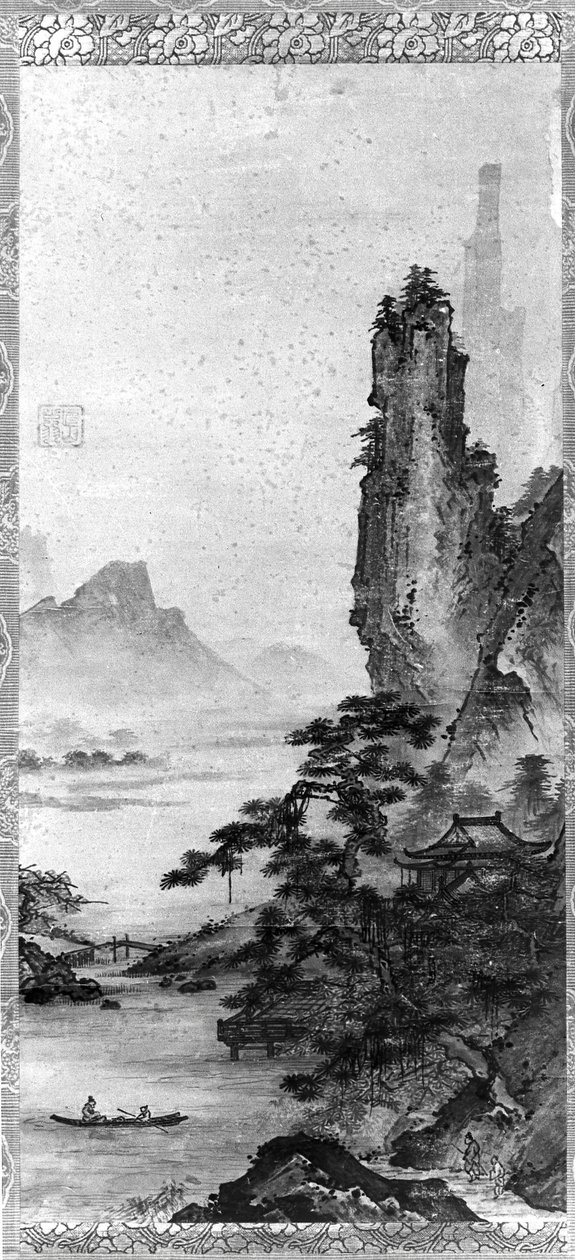 Gebirgslandschaft von Gakuo Zokyu