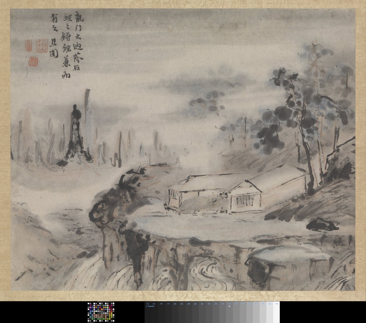 Schildering von Gao Qipei