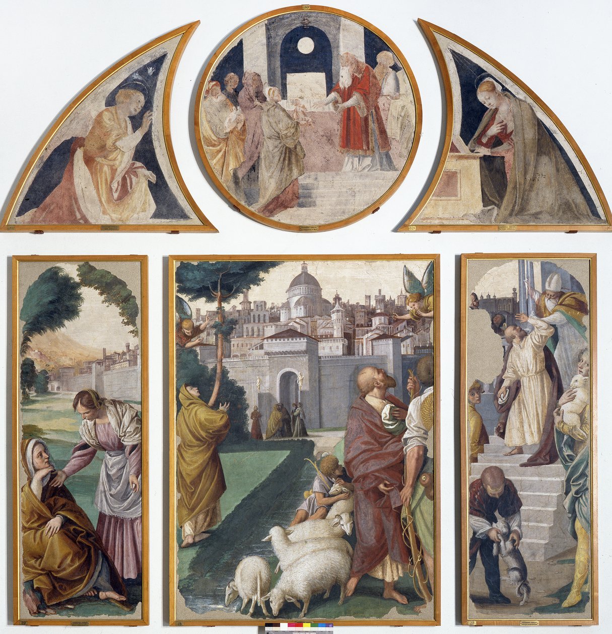 Geschichten von den Heiligen Joachim und Anna von Gaudenzio Ferrari