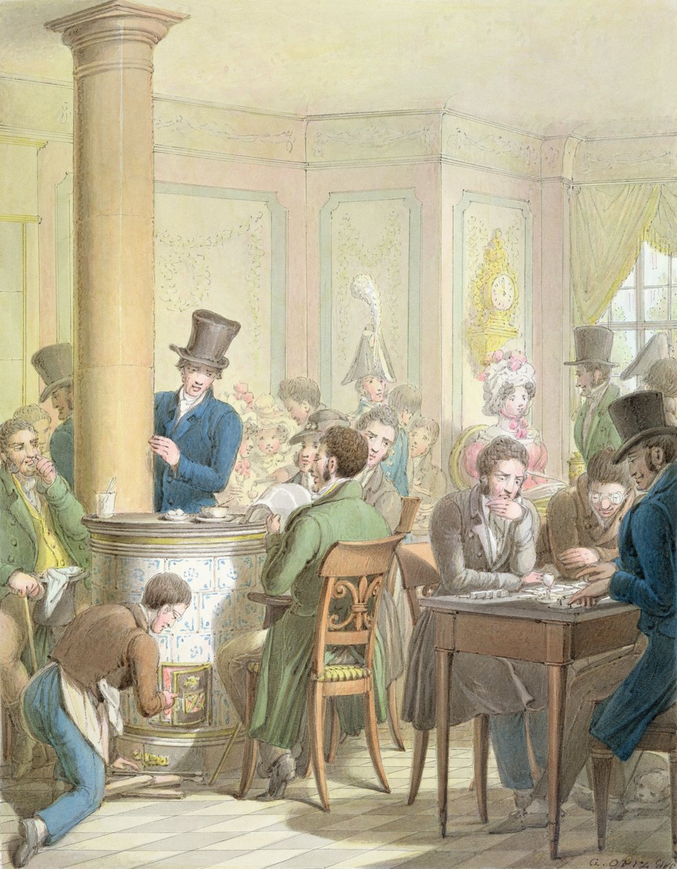 Das Café de Commerce, aus 