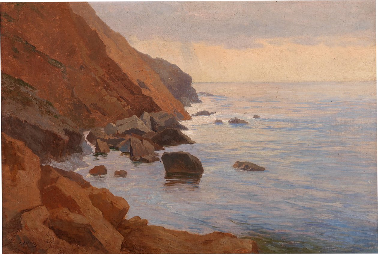 Küste bei Ragusa von Georg Holub