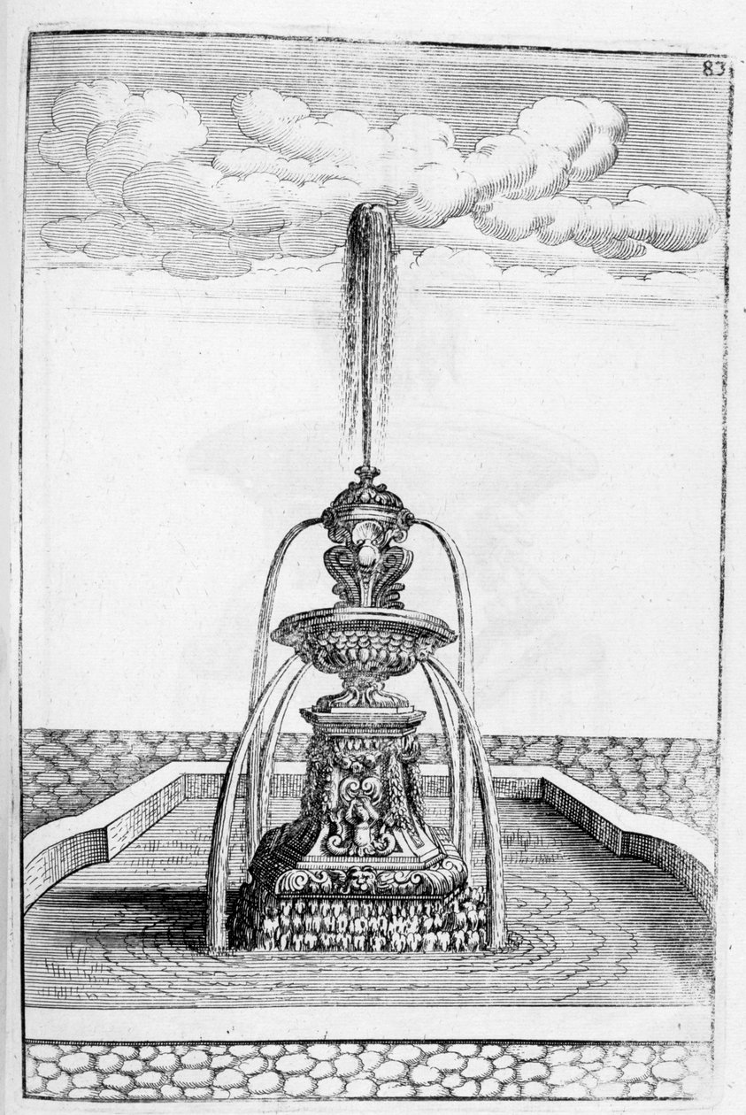 Brunnenentwurf, 1664 von Georg Andreas Bockler