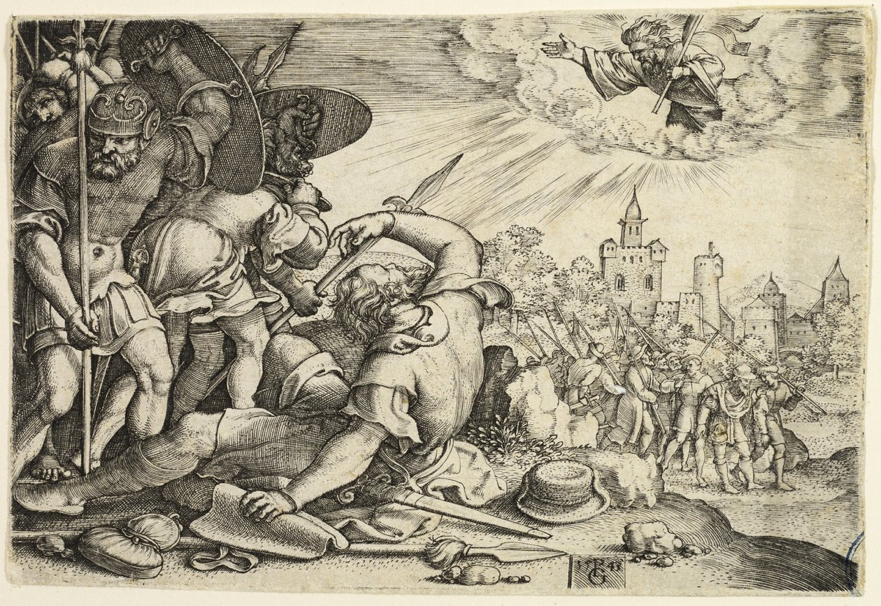 Die Bekehrung des Heiligen Paulus von Georg Pencz