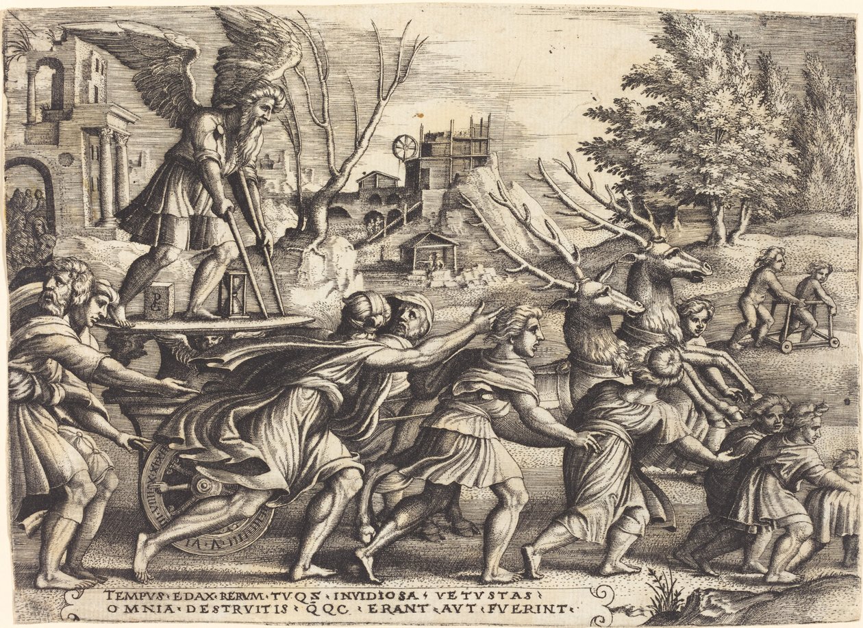 Der Triumph der Zeit von Georg Pencz