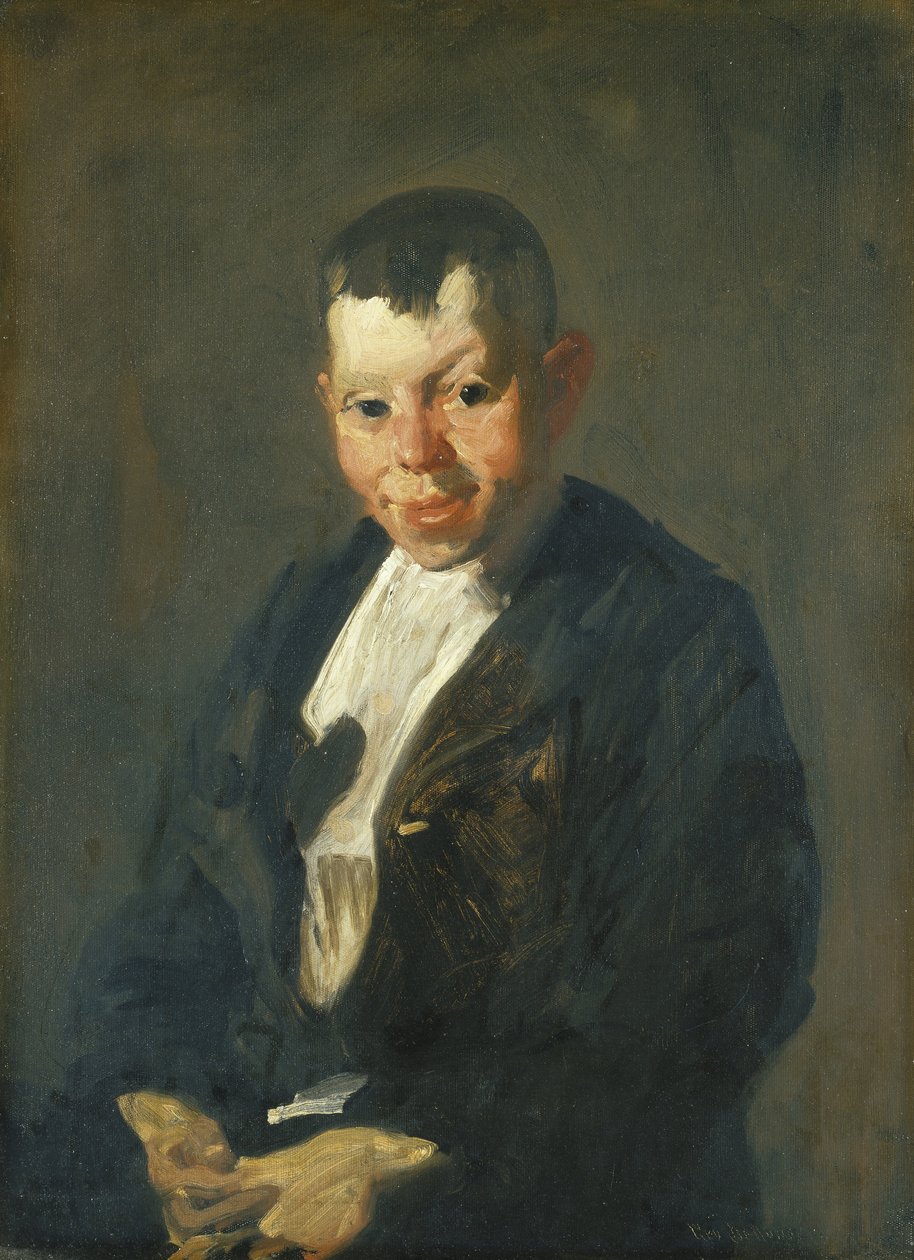 Der Zeitungsjunge von George Wesley Bellows