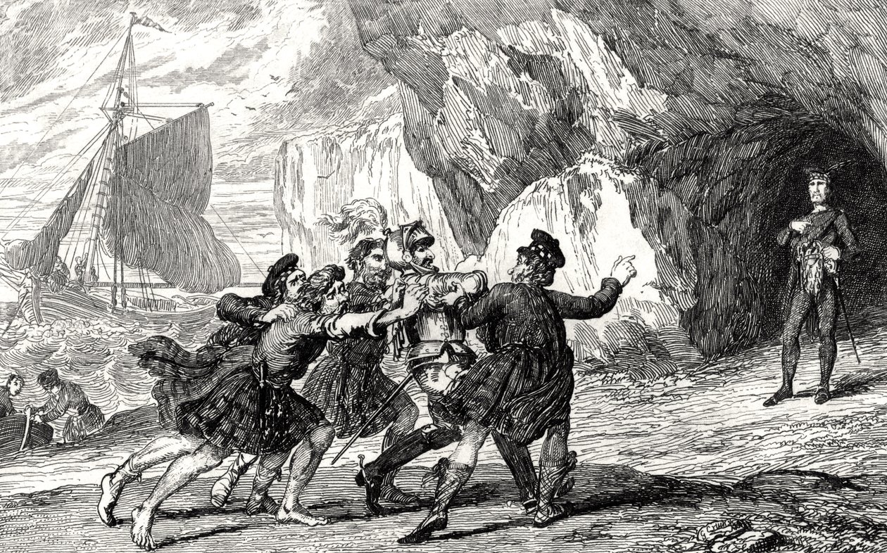 Captain Dalgetty in Ardenvohr, Illustration aus 