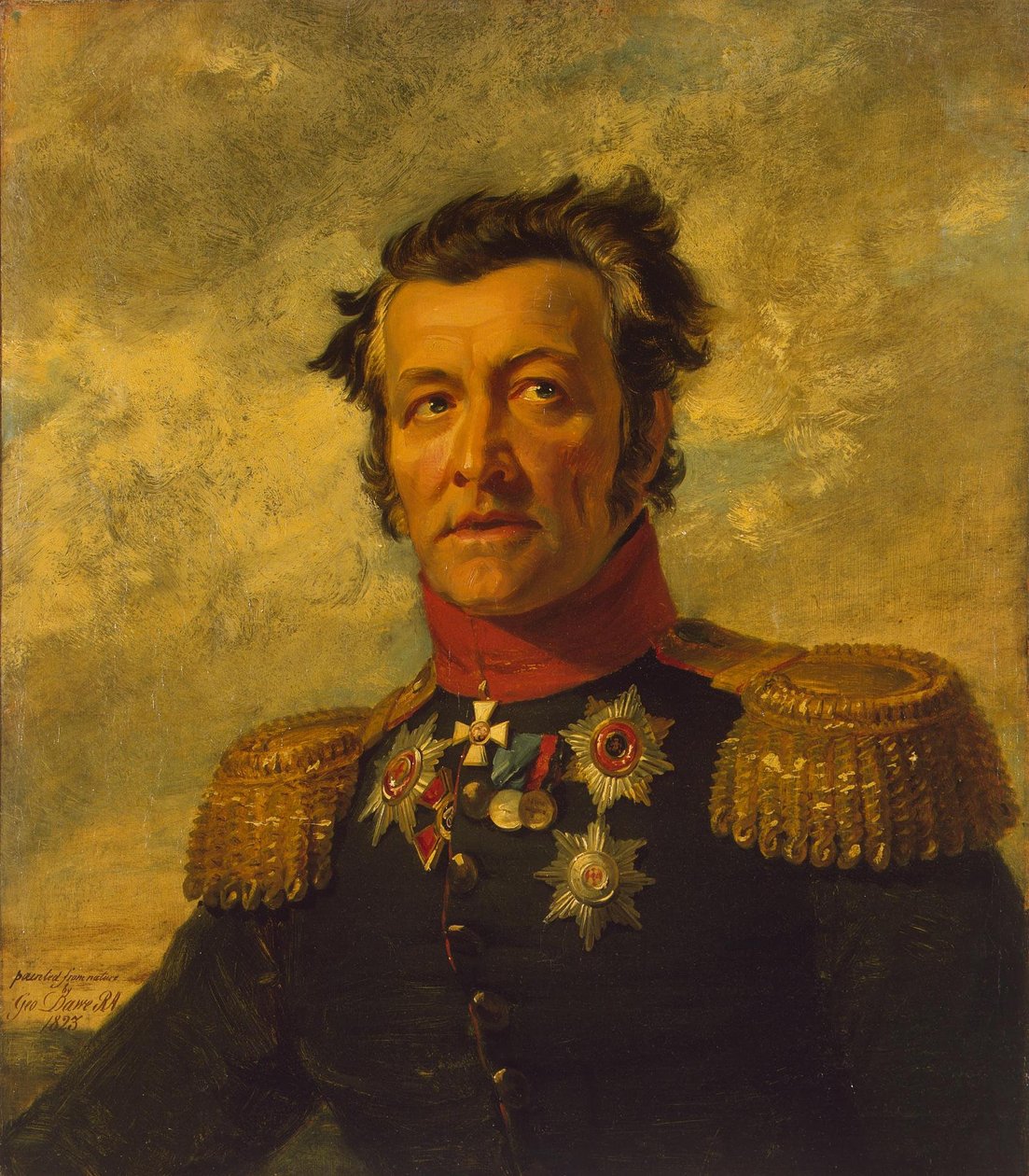 Porträt von Grigory Maximovich Berg, 1. 16.08.1765 - 26.03.1833, russischer General von George Dawe