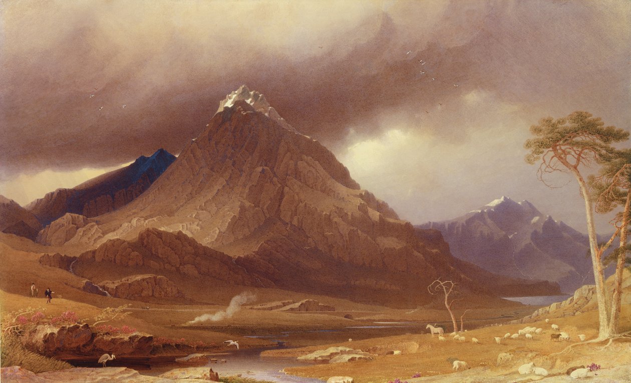 Tryfan, Carnarvonshire von George Fennel Robson