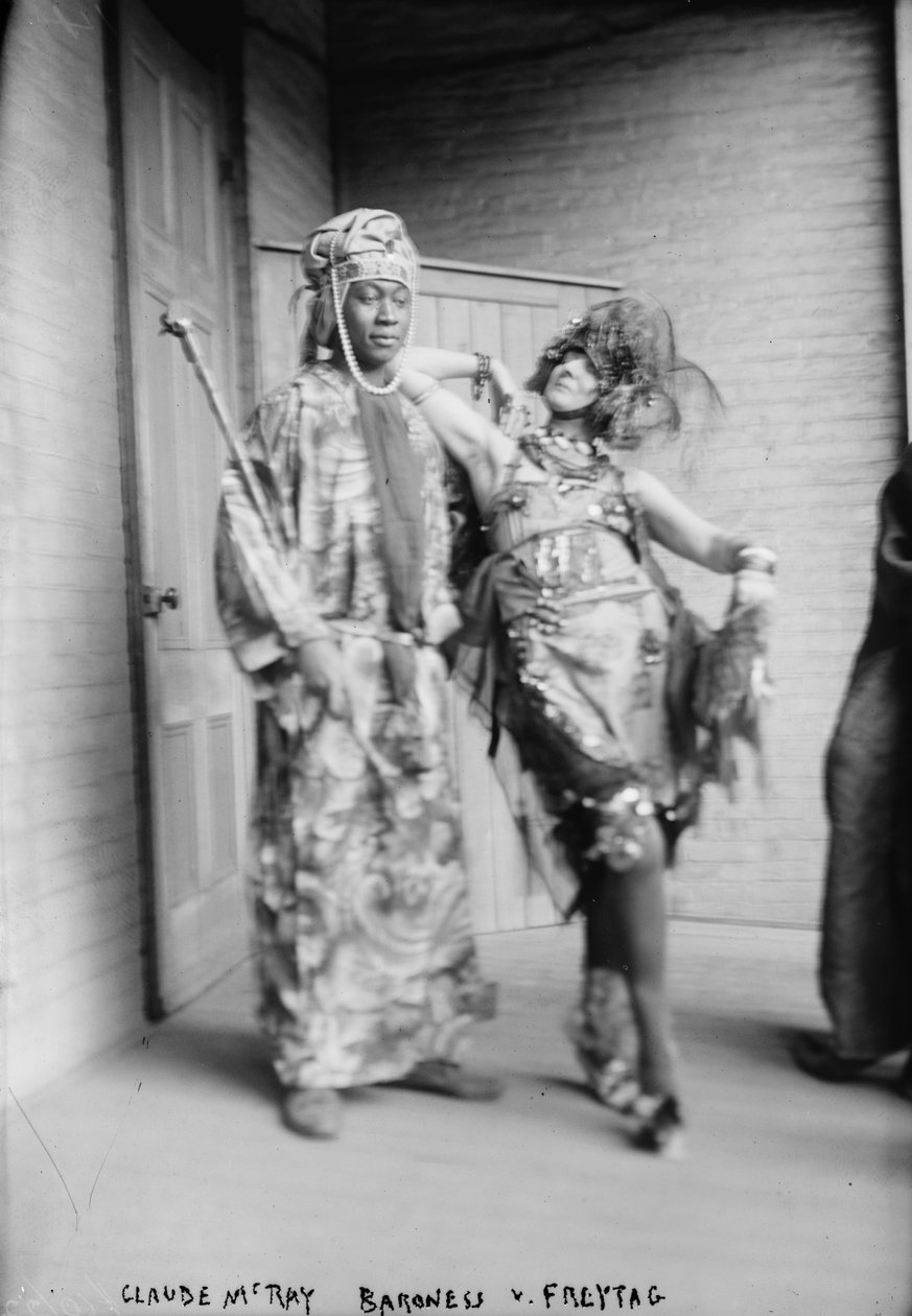 Claude McKay und Baroness Von Freytag-Loringhoven, ca. 1915 von George Grantham Bain