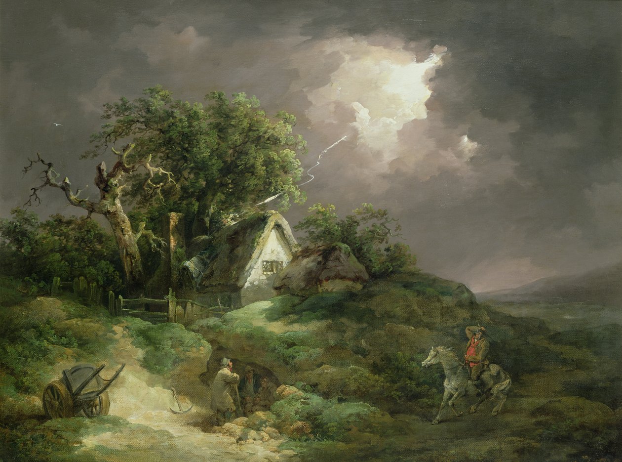 Der kommende Sturm, Isle of Wight, 1789 von George Morland