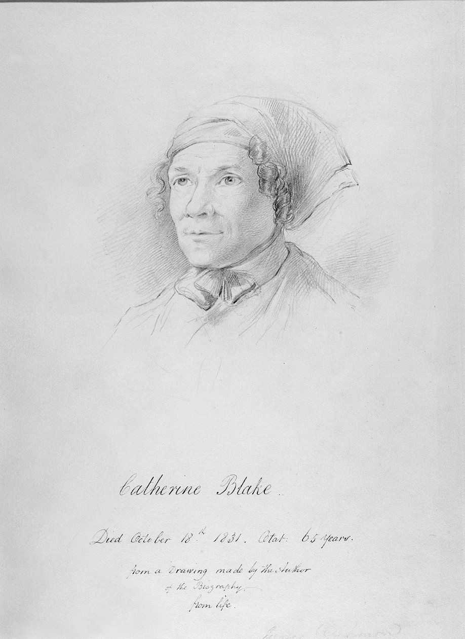 Porträt von Catherine Blake (1762-1831) nach einer Zeichnung von Frederick Tatham, ca. 1830 von George Richmond