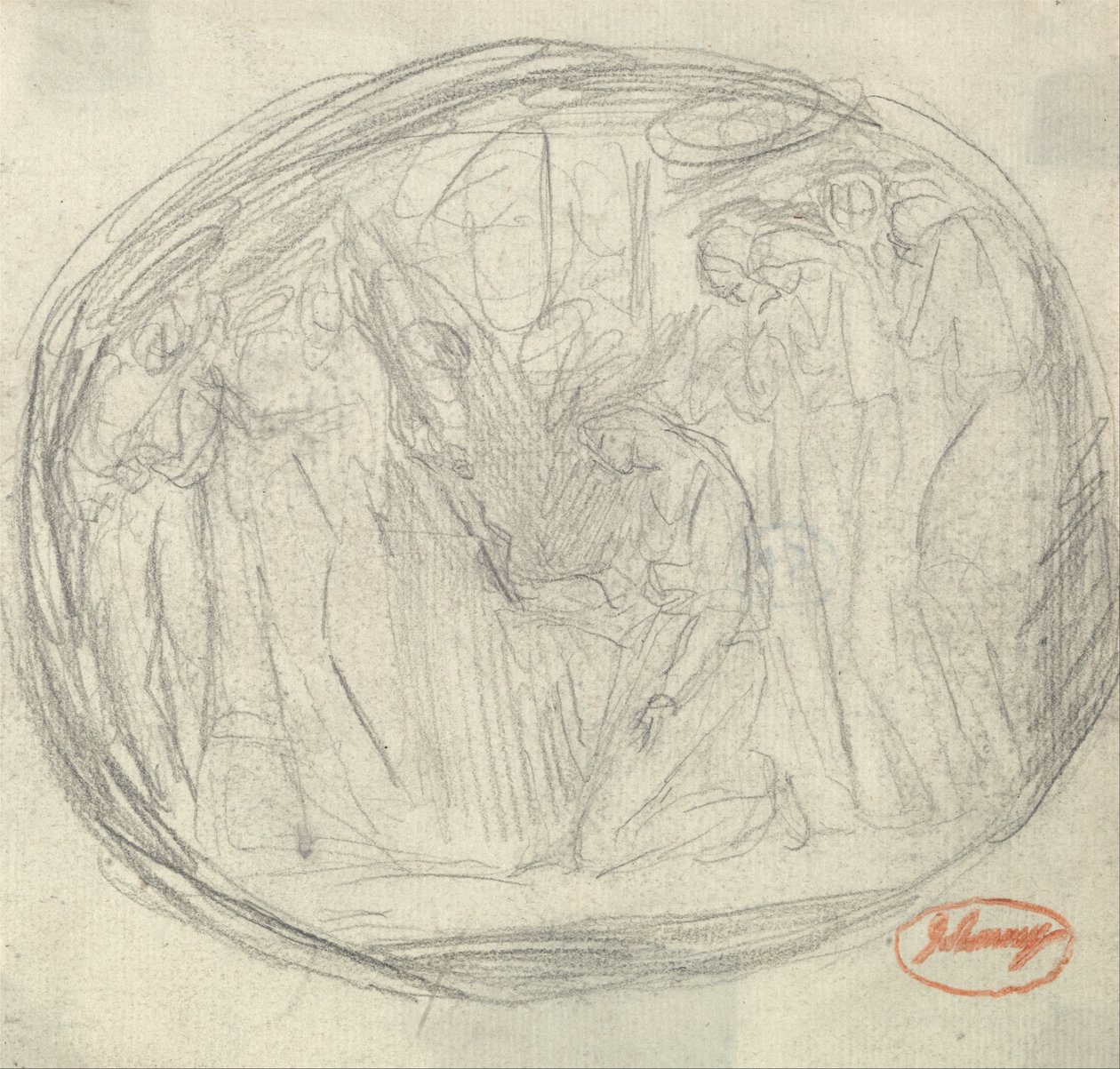 Hinrichtung von Maria Stuart von George Romney