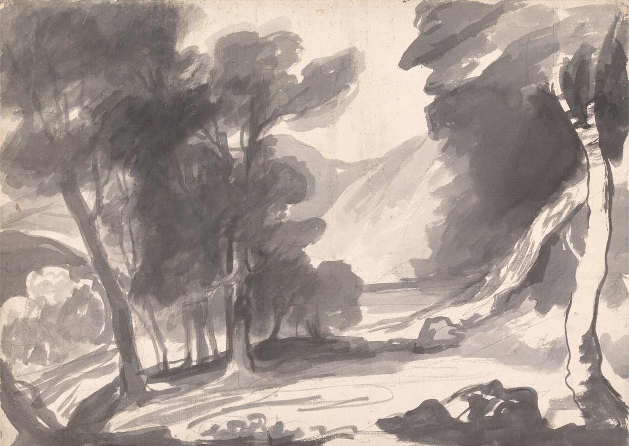 Lichtung im Wald von George Romney