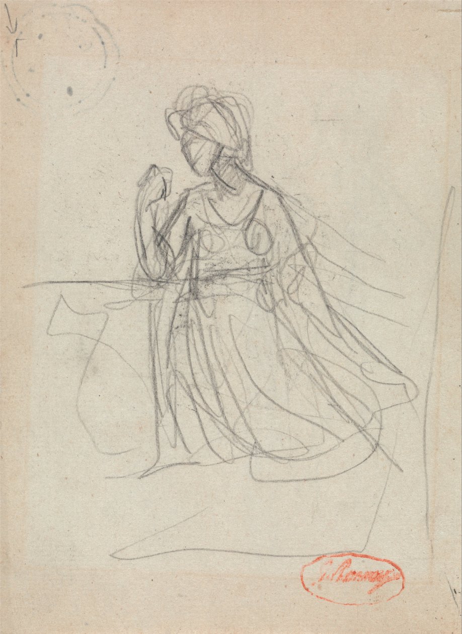 Kniende Frau von George Romney