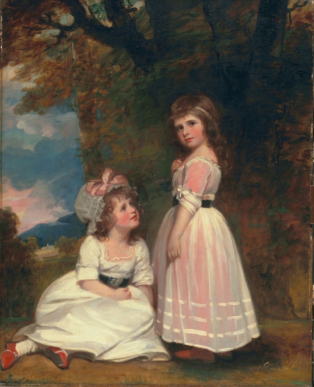 Margaret Beckford, später Margaret Orde, und Susan Euphemia Beckford, später Herzogin von Hamilton: Die Beckford-Kinder, ca. 1789-91 von George Romney