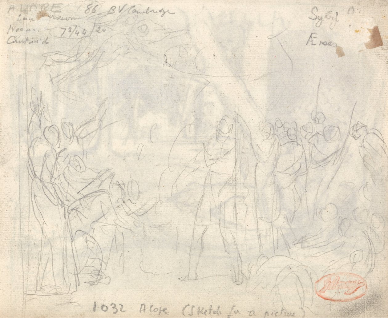Mucius Scaevola von George Romney