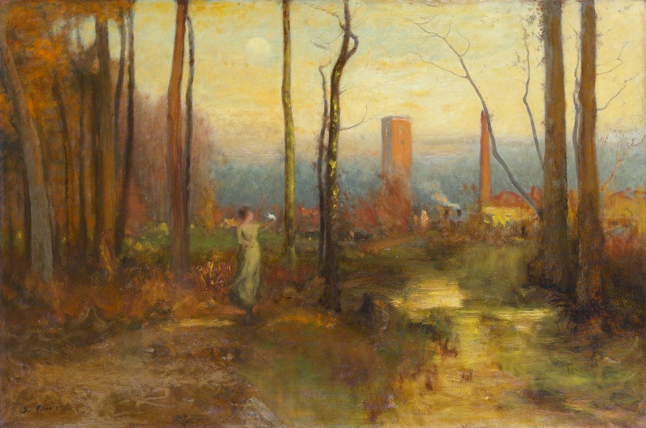 Der Mühlbach, Montclair, New Jersey, ca. 1888 von George Inness
