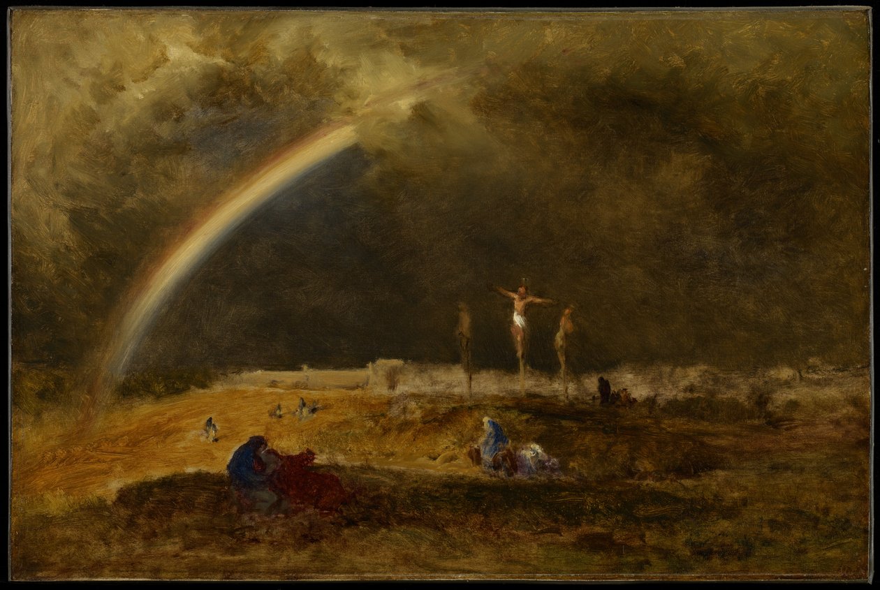 Der Triumph auf Golgatha, ca. 1874 von George Inness