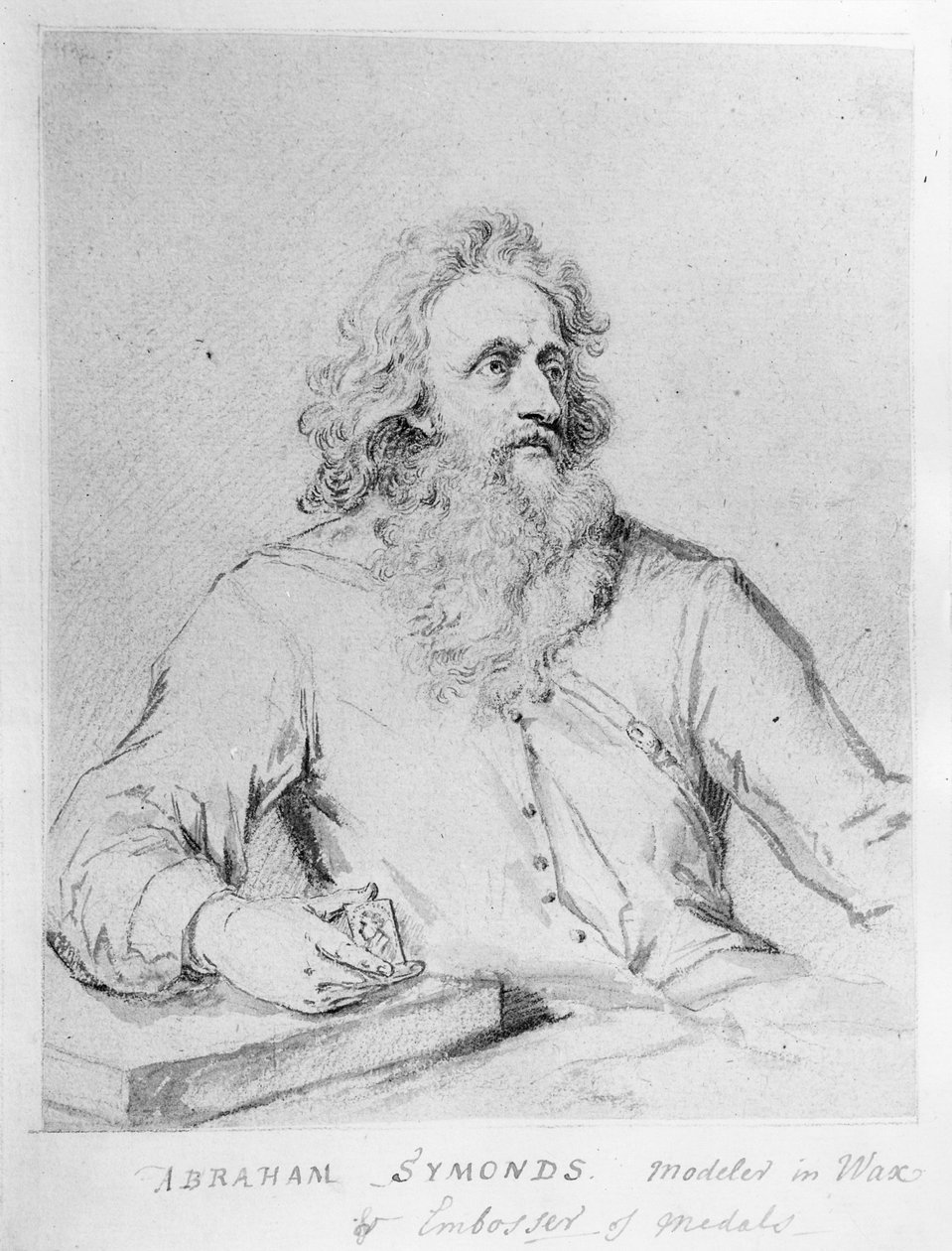 Abraham Symonds, nach einem Porträt von Sir Godfrey Kneller von George Vertue