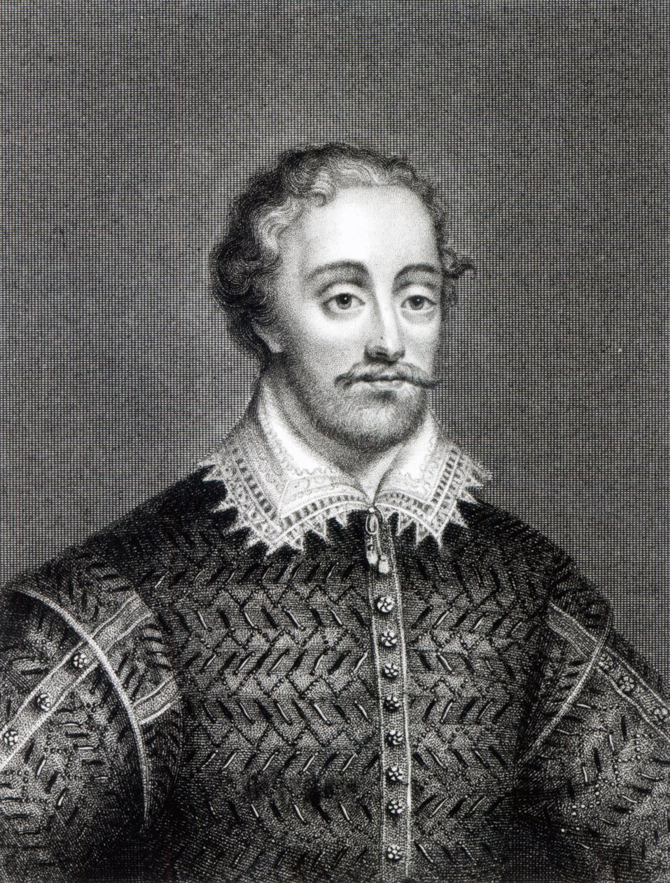 Edmund Spenser, graviert von Burnet Reading von George Vertue