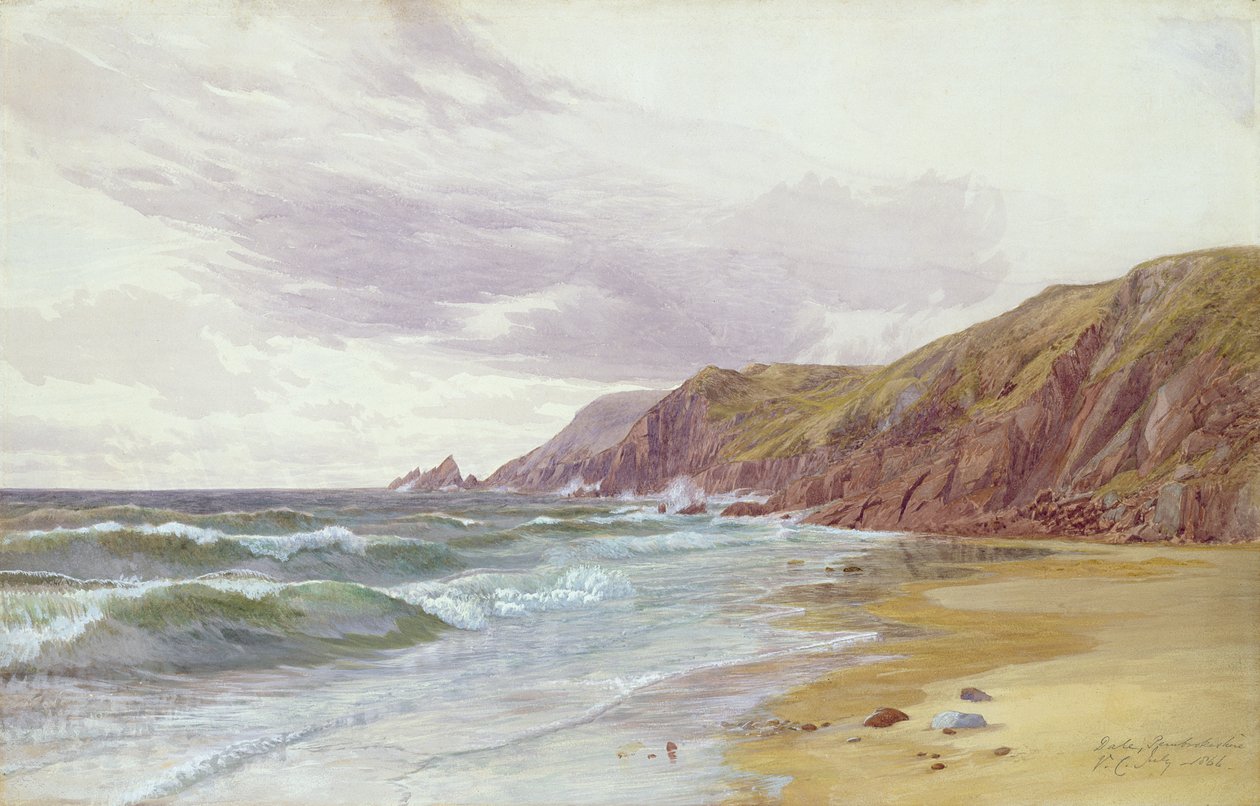 Dale, Pembrokeshire, Juli 1866 von George Vicat Cole