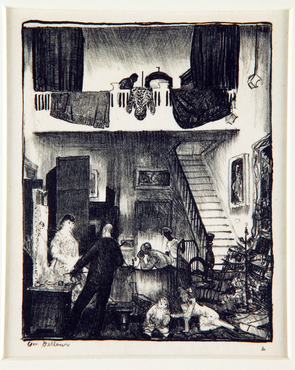 Das Studio, Weihnachten 1916, 1916 von George Wesley Bellows