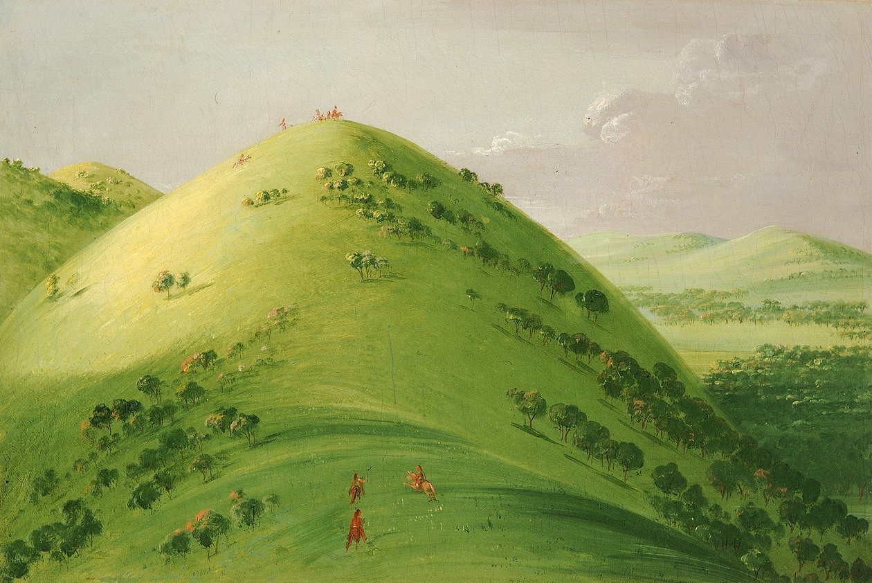 Schöne Prärieklippen, Oberer Mississippi von George Catlin