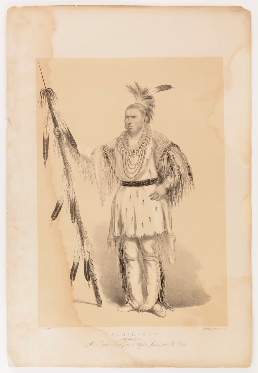 Joc-o-sot, der Gehende Bär von George Catlin