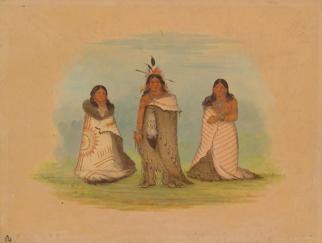 Puncah-Indianer von George Catlin